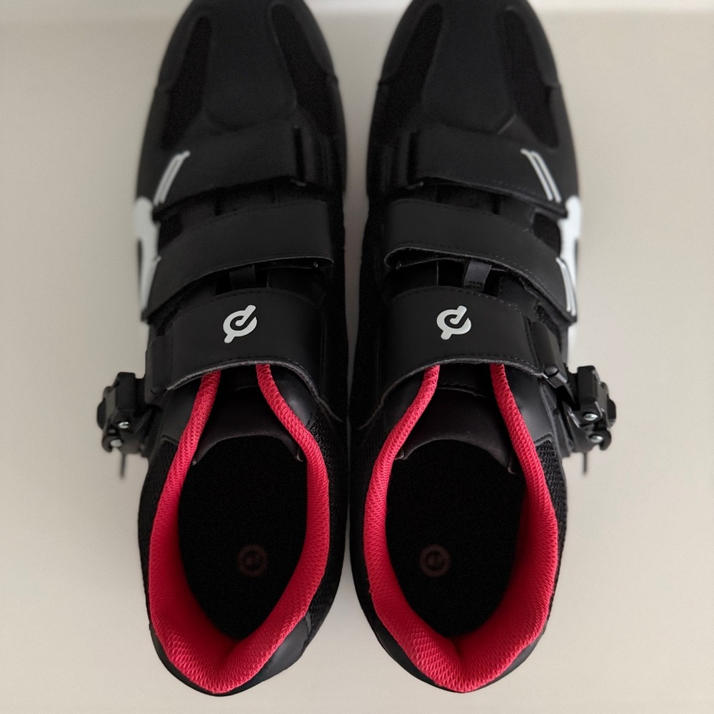 Peloton Black and Red Men’s Cycling Shoes size 47/13 - Picture 5 of 10